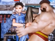 Karikaturen Street Fighter Chun Li