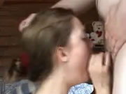 Lateinamerikanisches Mädchen Deepthroat Mit Fremdem Kerl