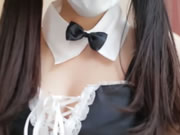 Chinesisches süßes Mädchen mit großen Titten